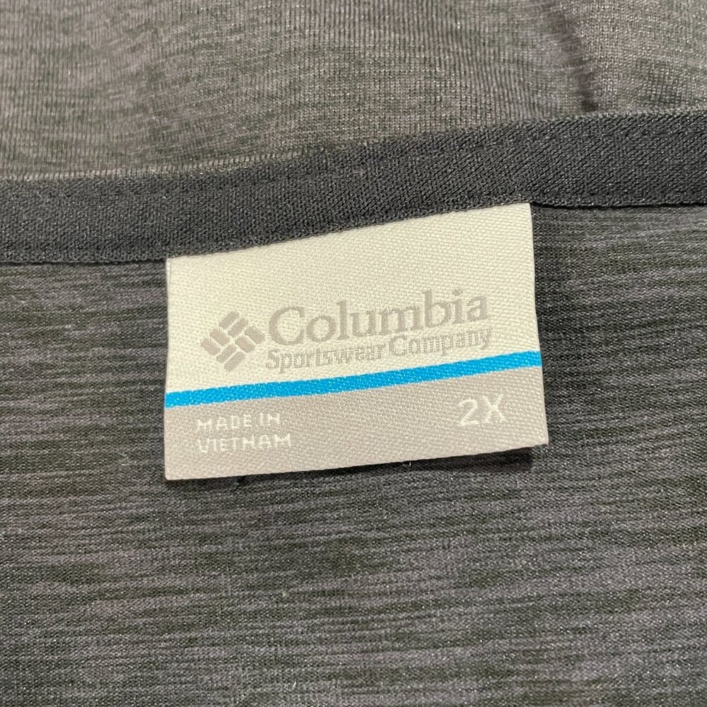 NWT COLUMBIA "Pacific Haze" Elastic Drop Waist Jersey Dress Dark Gray Women 2X - Picture 9 of 11